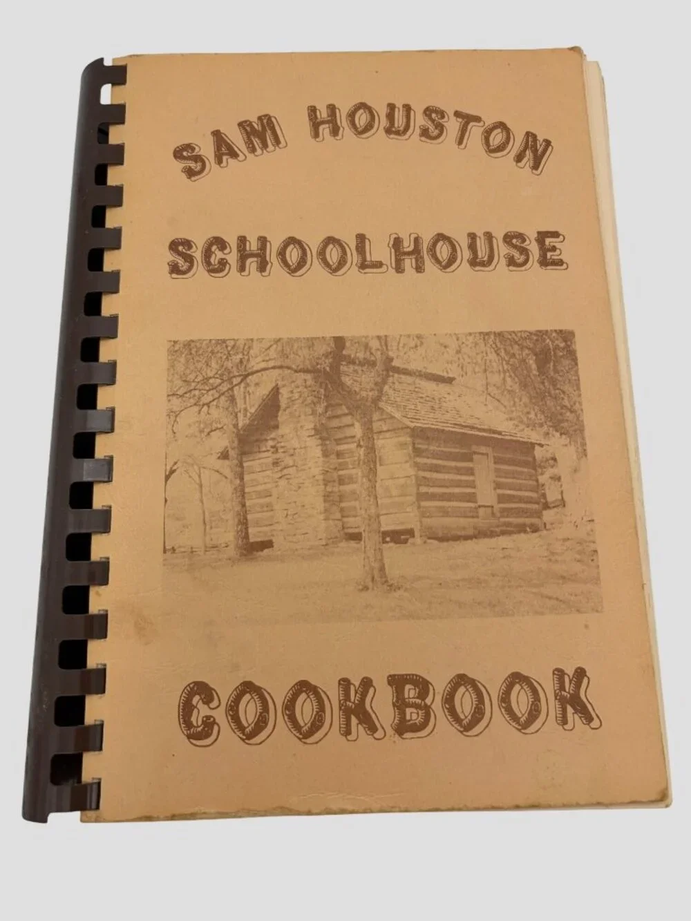 1980 Sam Houston Schoolhouse Cookbook Maryville TN Vintage Community Recipe Book